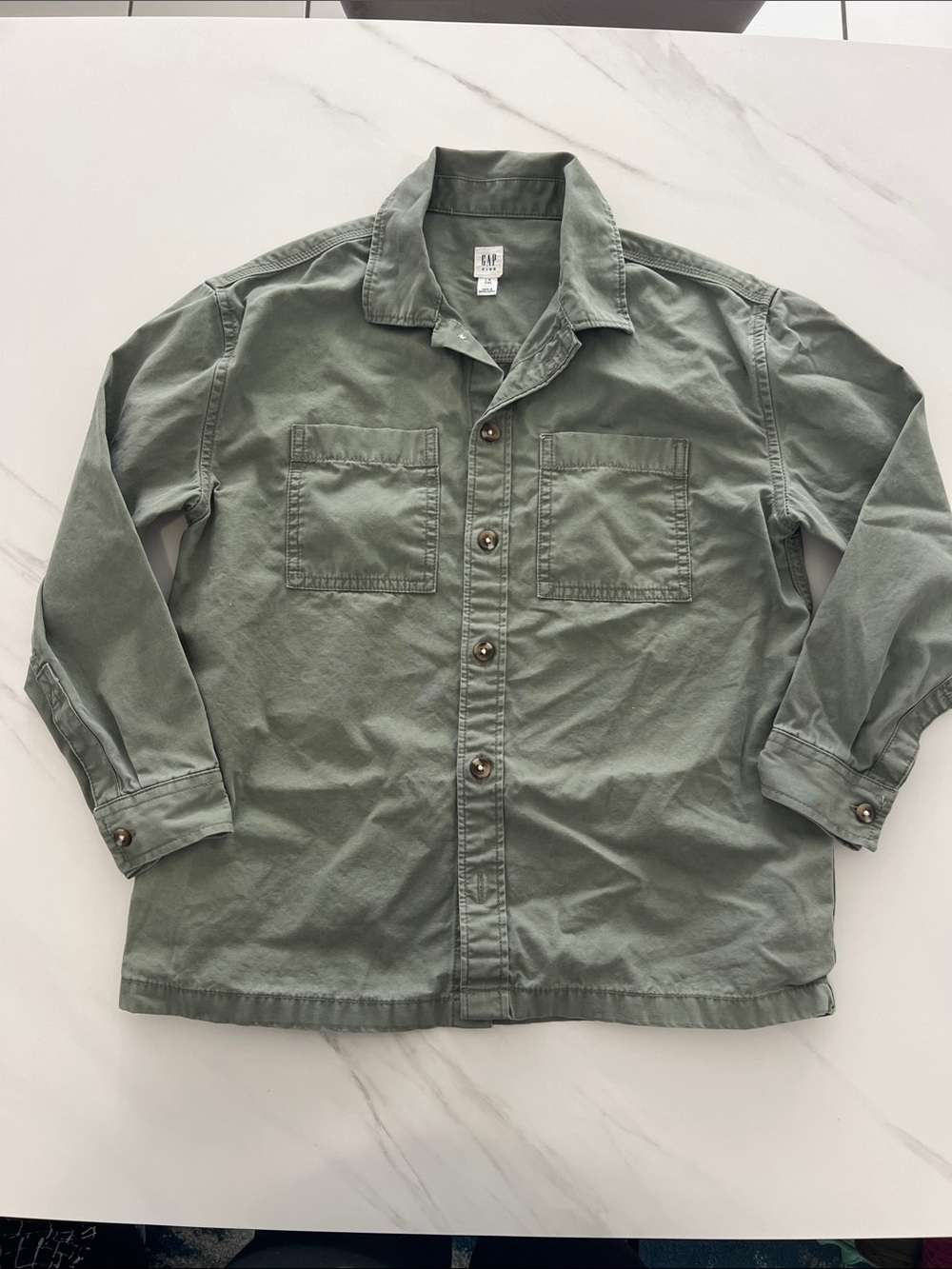 GAP Kid's Military Field Jacket in Olive